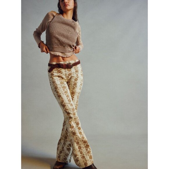 FREE PEOPLE We The Free Easy Does It Tee T-shirt Top/ Cuban Sand NEW! - Picture 7 of 9